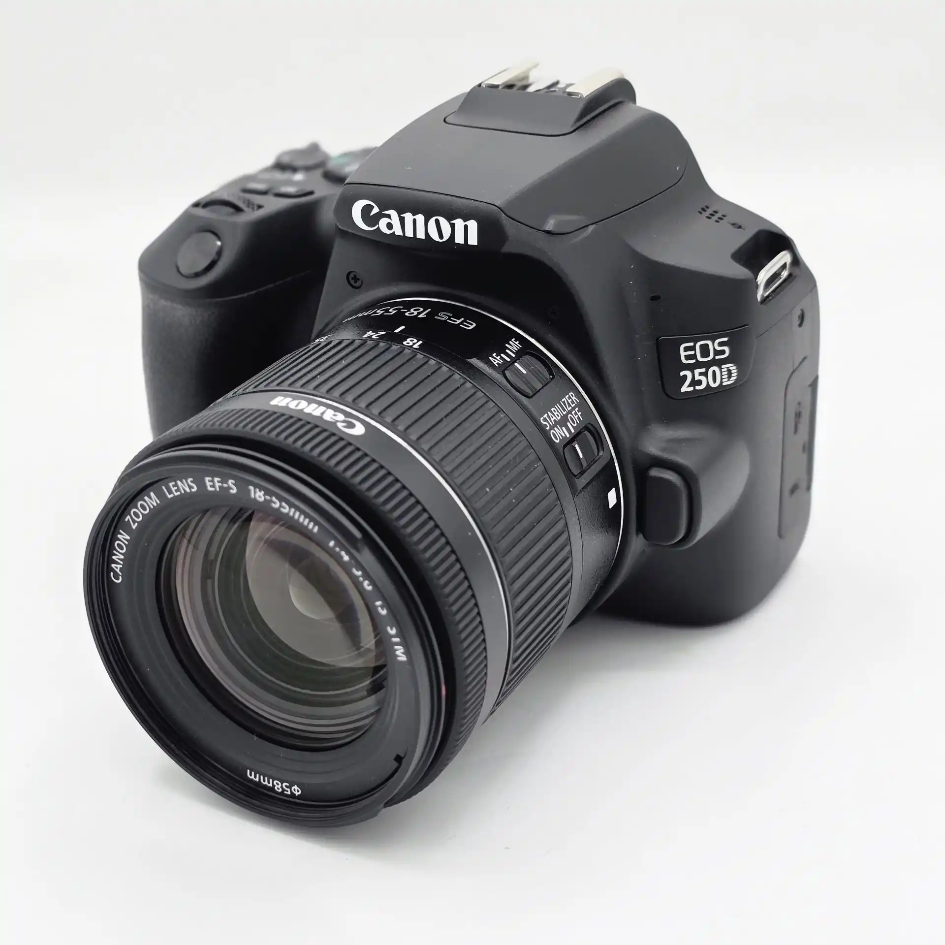 دوربین نیمه حرفه ای کانن | canon 250d+18-55mm stm دست دو